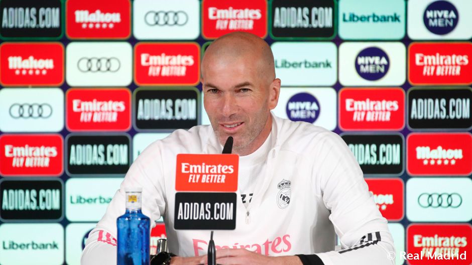 Zidane pressemøde