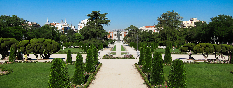 Parterre Parque del Retiro Madrid rejseguide 22012017